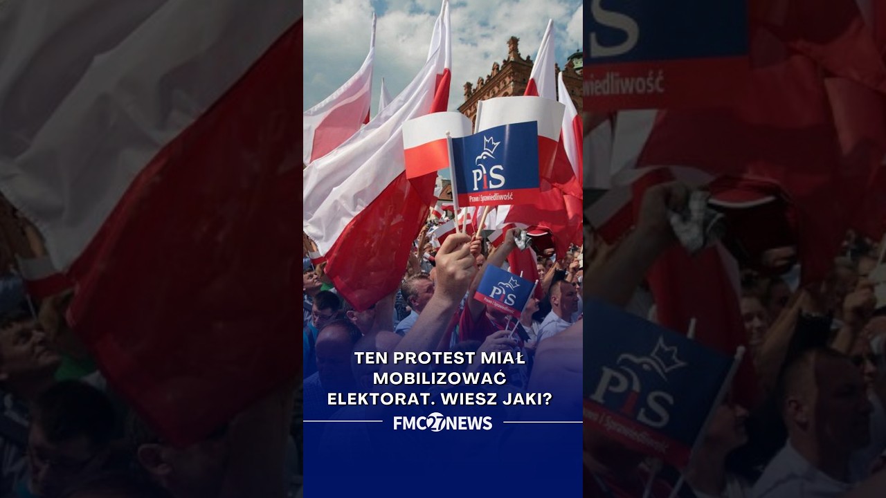 Ten protest miał mobilizować elektorat. Wiesz jaki? #polityka #shorts