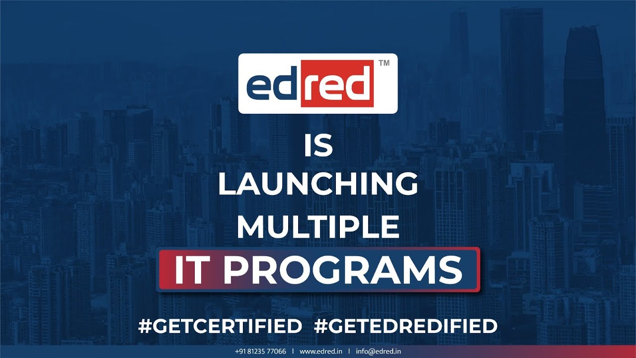 EDRED is launching IT programs|IT programs in Bangalore|Offline & Online Classes