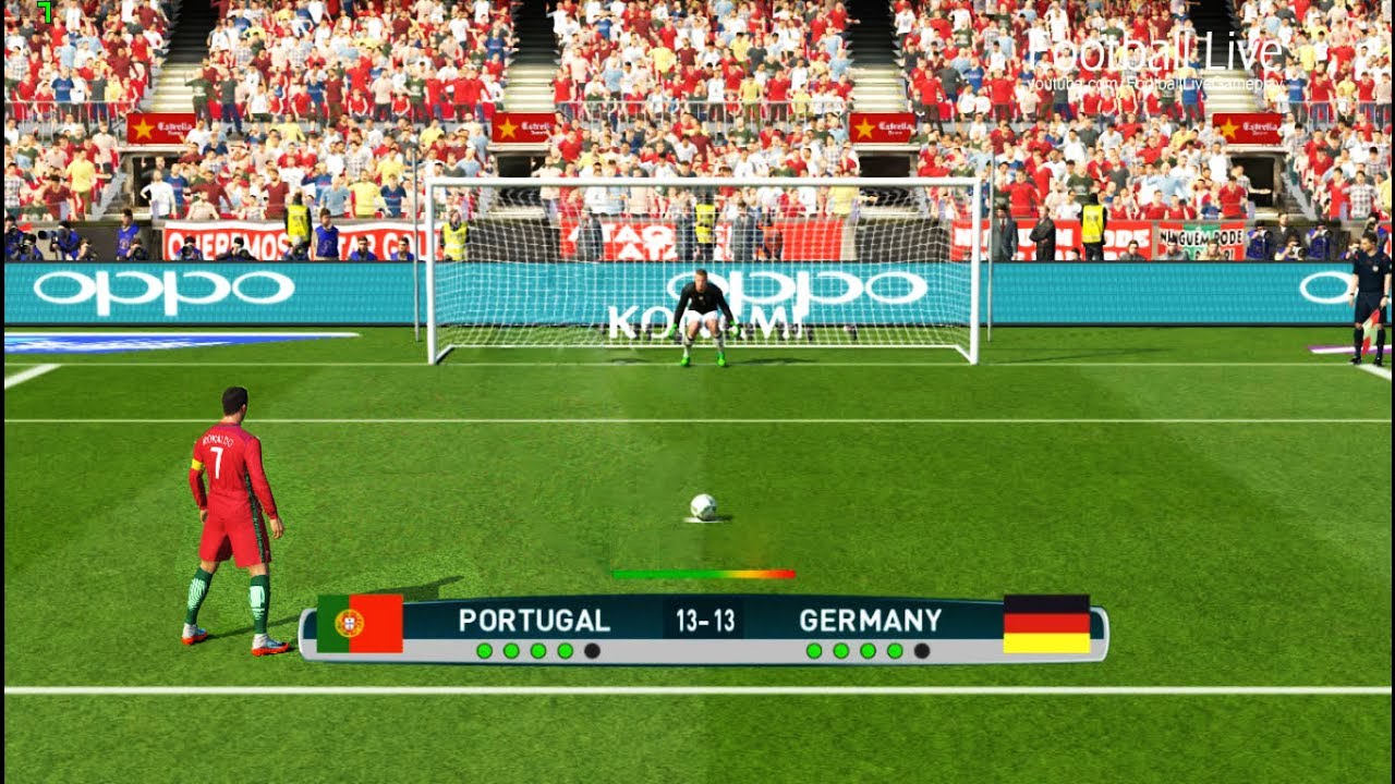 PES 2017 | CONFEDERATIONS CUP 2017 Final | Portugal vs Germany | Penalty Shootout