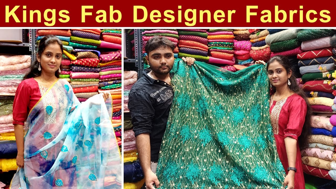 Kings Fab Designer Fabrics | Single meter courier available | gotrends