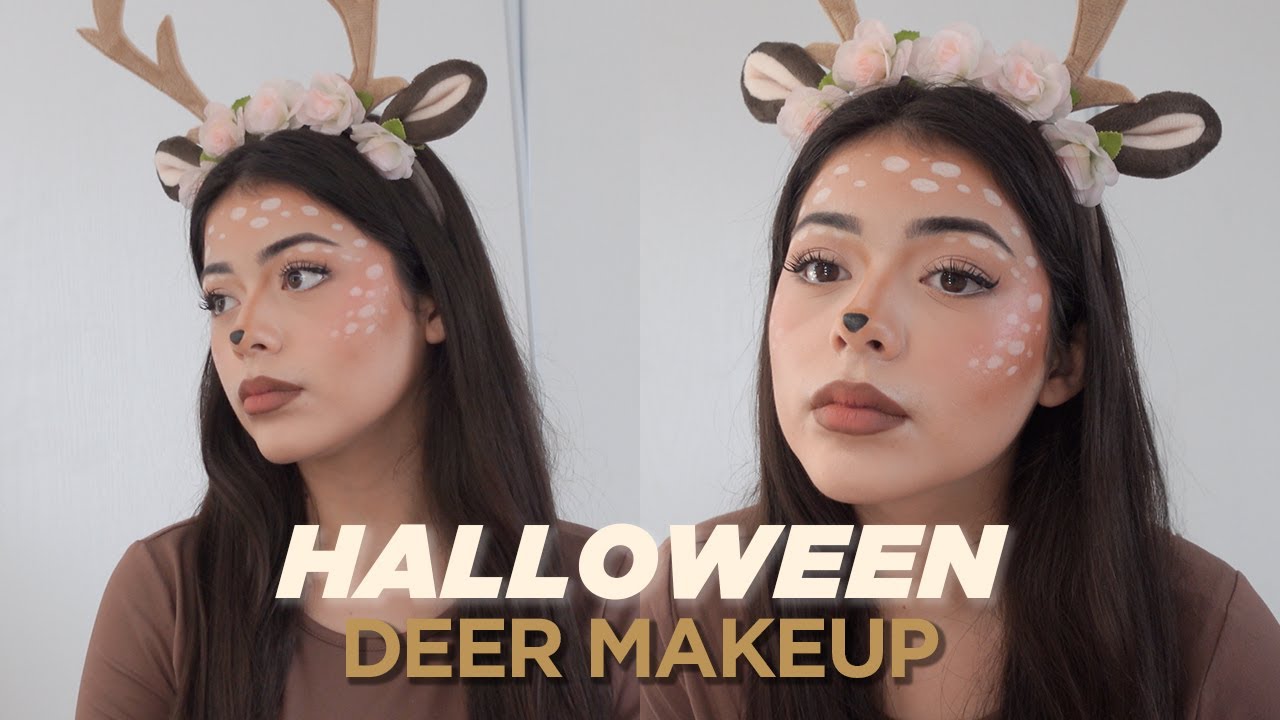 Deer Halloween Makeup Tutorial | Last Minute and Easy!