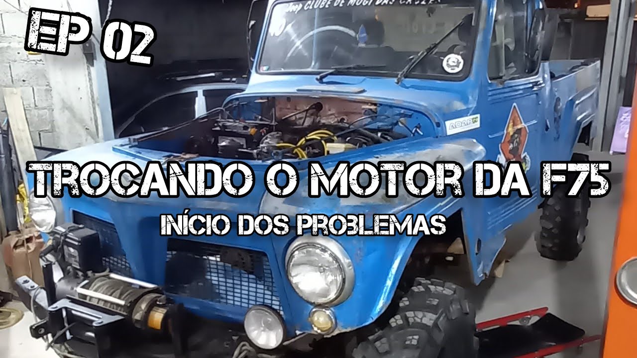 F75 com motor V6 ep.02 começaram os problemas