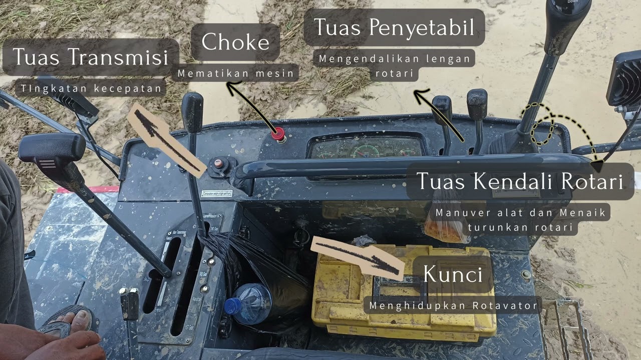 Panduan Mengoperasikan Rotavator