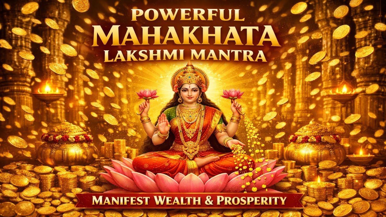 Powerful Mahakhata Lakshmi Mantra for Money | Manifest Wealth & Prosperity Fast | Lakshmi Chant
