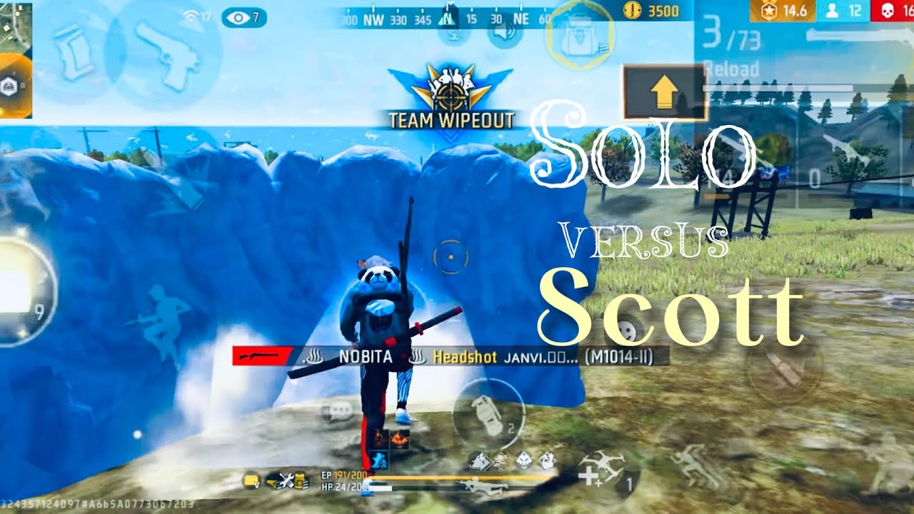 ￼ Free Fire ￼🔥￼ solo versus Scott 🥷🏻kuch Aisa hoga Tha BR ￼ 💀May 20 kill  #ff #freefire #solar 