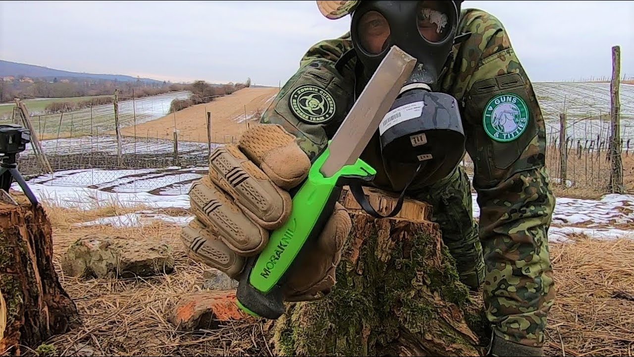 MORA BASIC CARBON STEEL - DESTRUCTION TEST - UNTIL IT BREAKS - MORAKNIV BASIC CARBON from SWEDEN
