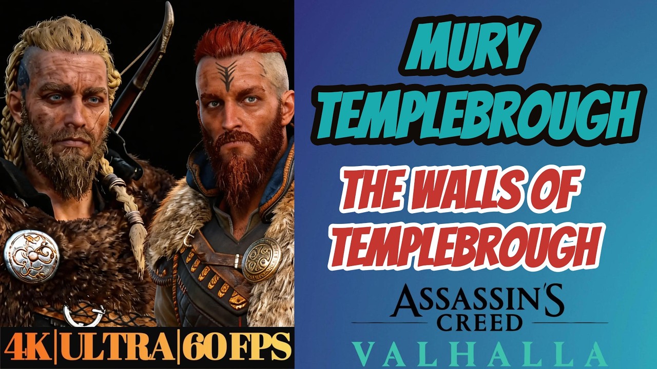 Assassin’s Creed Valhalla | Mury Templebrough | The Walls of Templebrough |  Gameplay 4k 60 fps