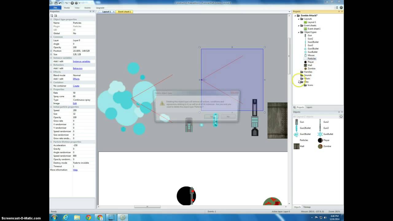 Construct 2: 8-Directional Shooter Tutorial (Part 2)