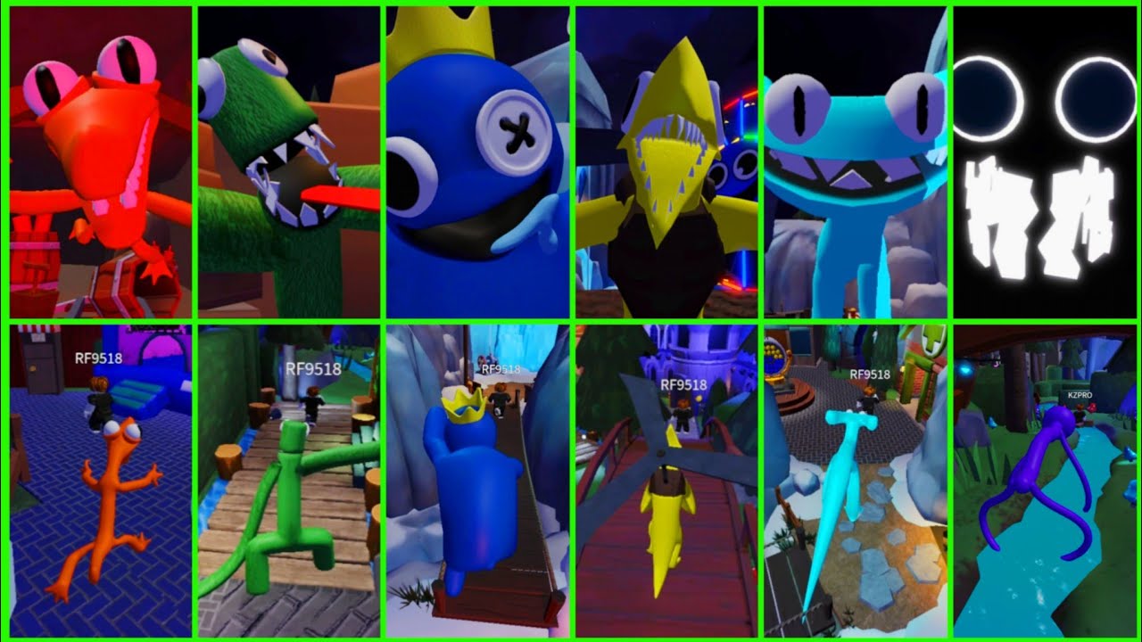 Scariest Rainbow Friends 2 Roleplay: Top 6 Monster Jumpscares!