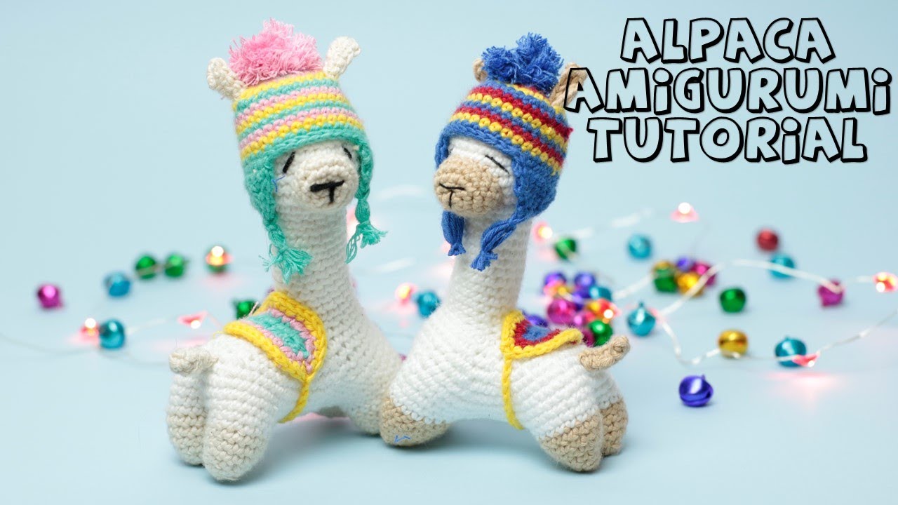 Alpaca Llama Amigurumi, patrón paso a paso
