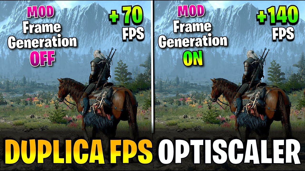 ✅ Witcher 3 ✅ Activar FSR 3, DLSS 4 y XeSS 2 y Frame Generation 🔴 Duplicar FPS GRATIS 🔴