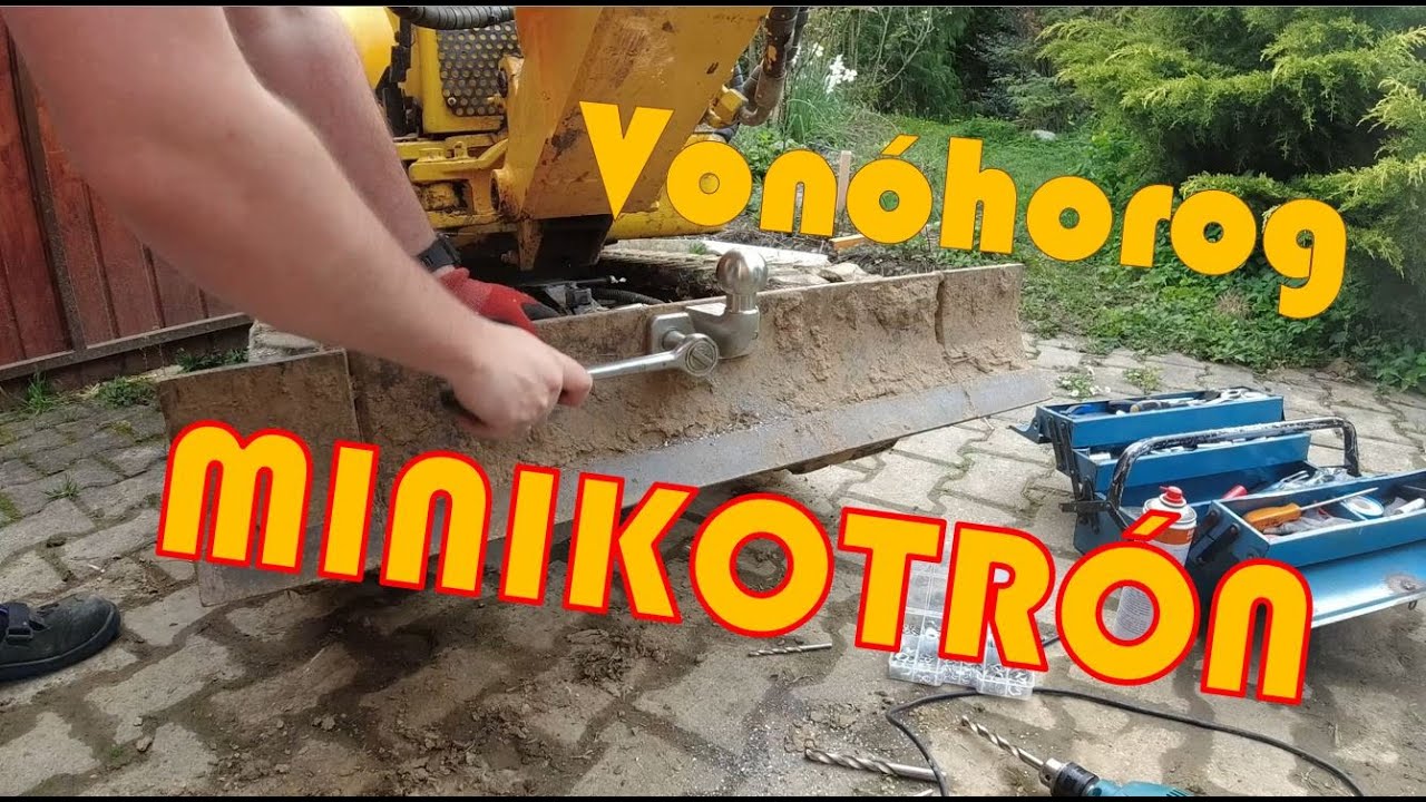 Vonószem a kis Kubotára   Kubota K-008