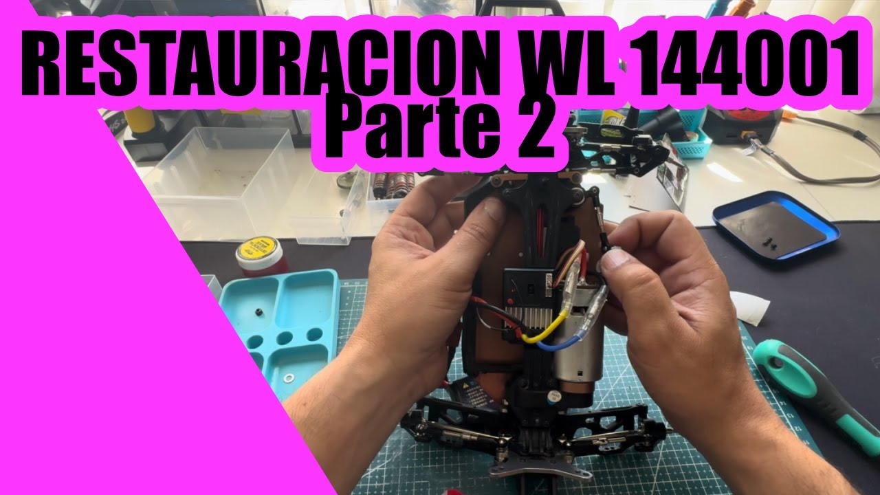 🔧 Restauración WLTOYS 144001 - Parte 2 🔥 | 🚗💨 ¡Primeras mejoras y pruebas brutales! ⚡
