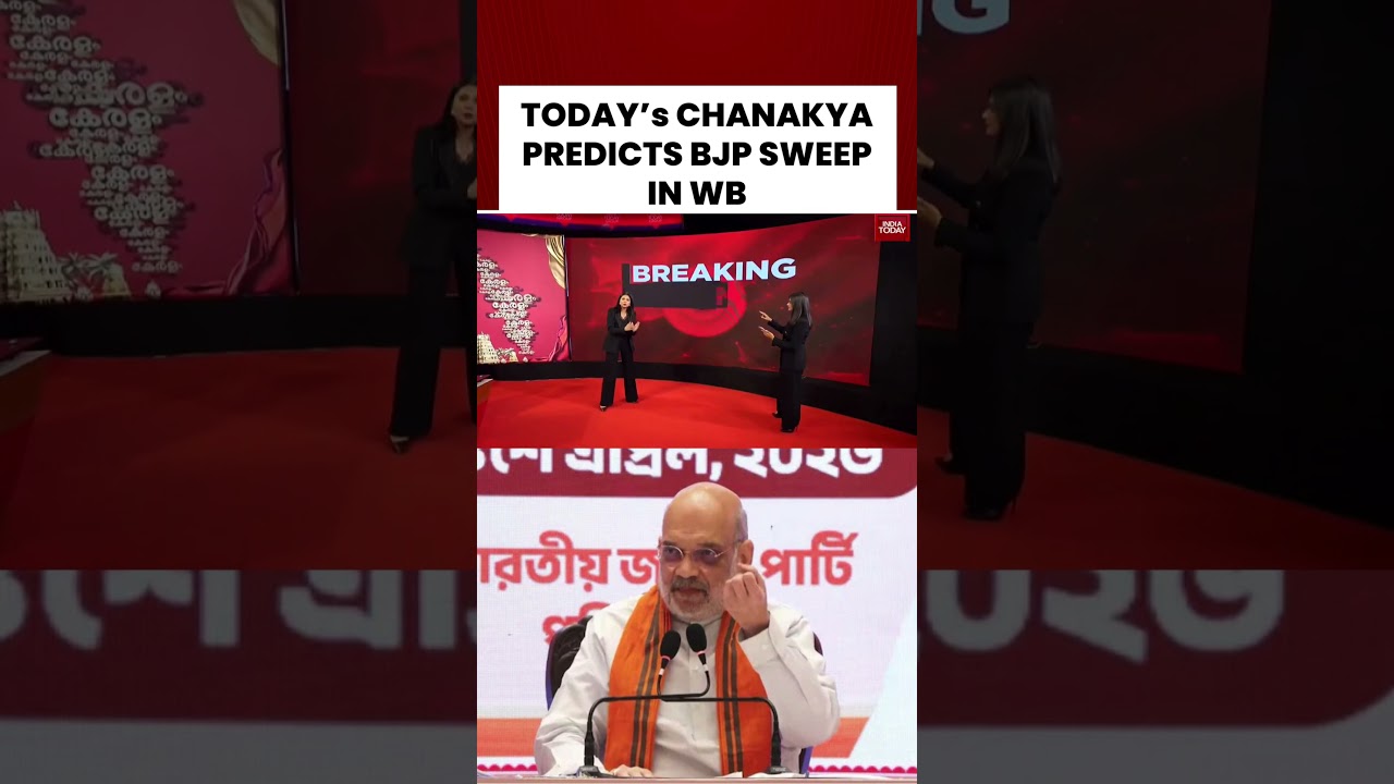 Bengal Exit Polls: Today's Chanakya Predicts BJP Sweep In Bengal | TMC Faces Major Exit Poll Blow