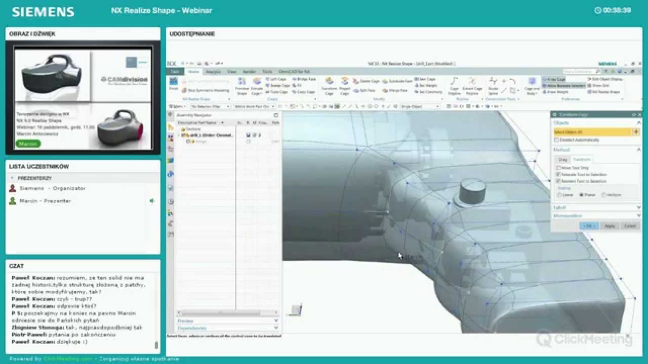 NX Realize Shape Webinar - CAMdivision
