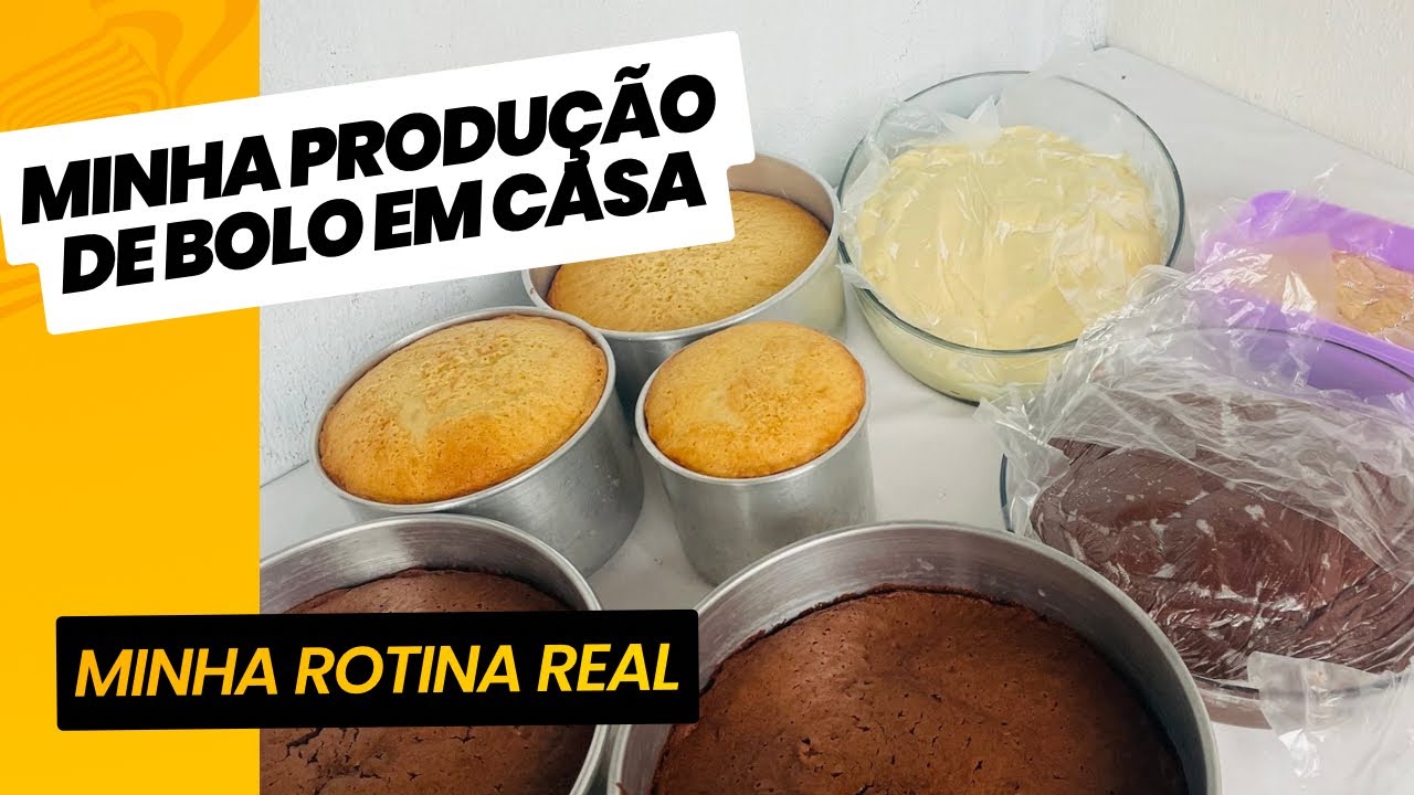 Vlog de Confeitaria em Casa: Produzindo Massas e Recheios do Dia