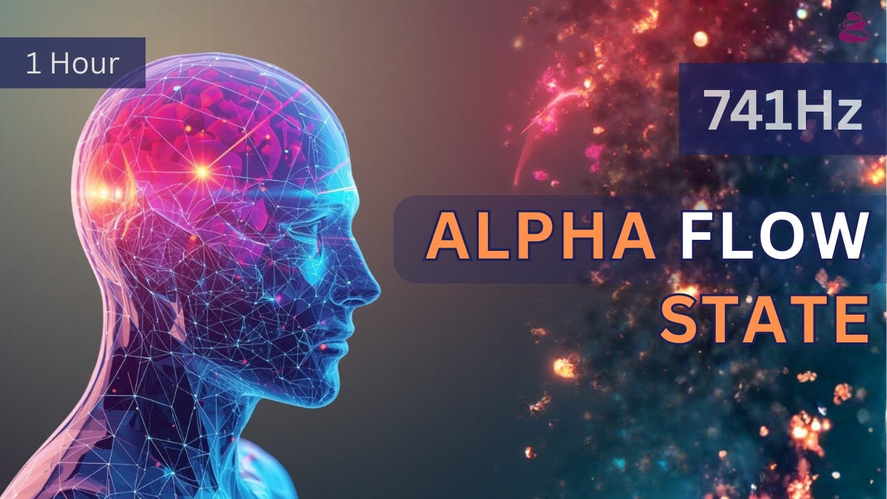 Alpha FOCUS FLOW for Laser Concentration | Pure 10 Hz Brainwaves + 741 Hz Clarity Frequency