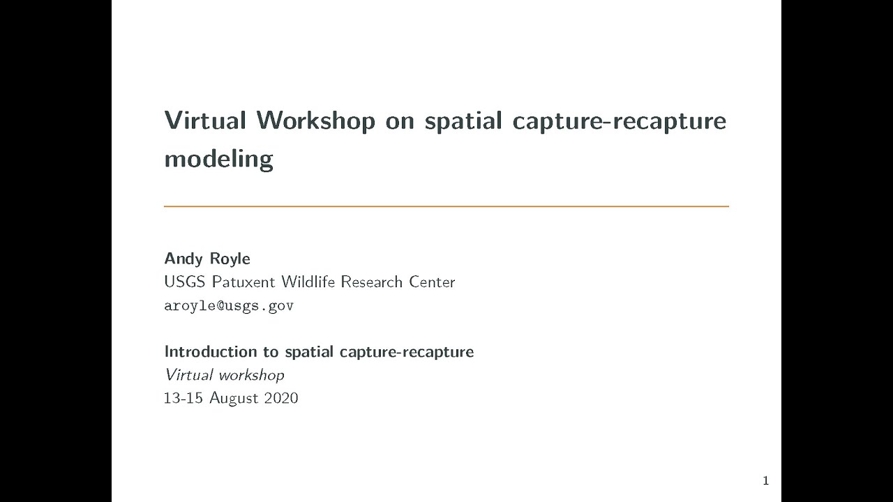Introduction to Spatial Capture-Recapture