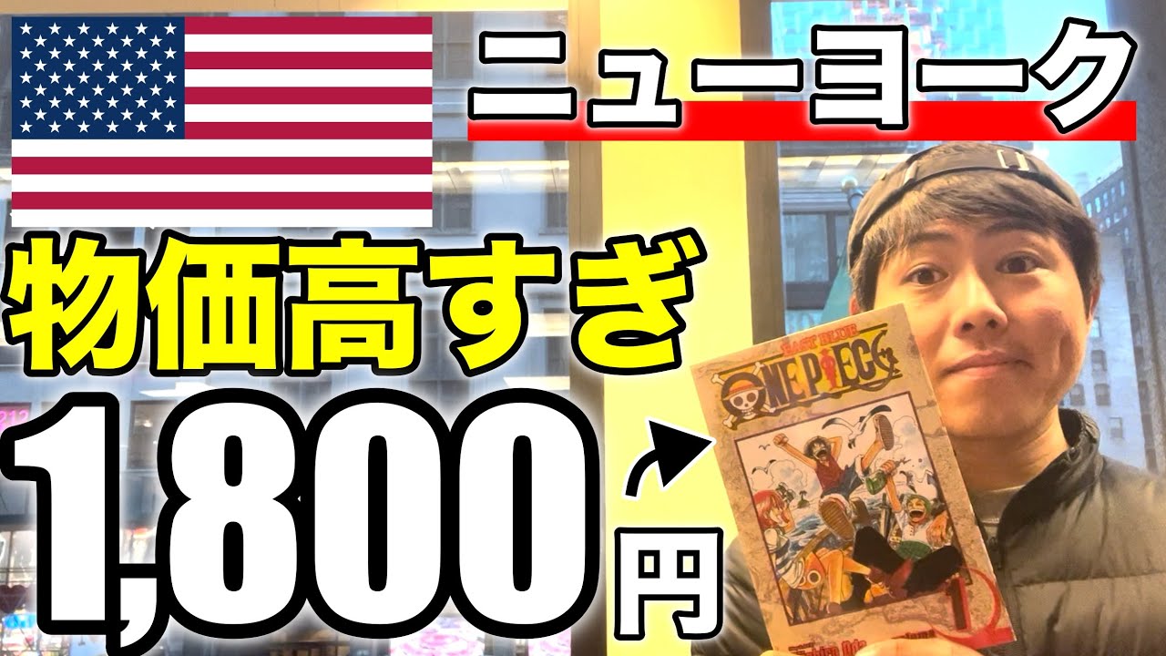 【衝撃】NY物価高すぎ！リアルな生活費を徹底調査！