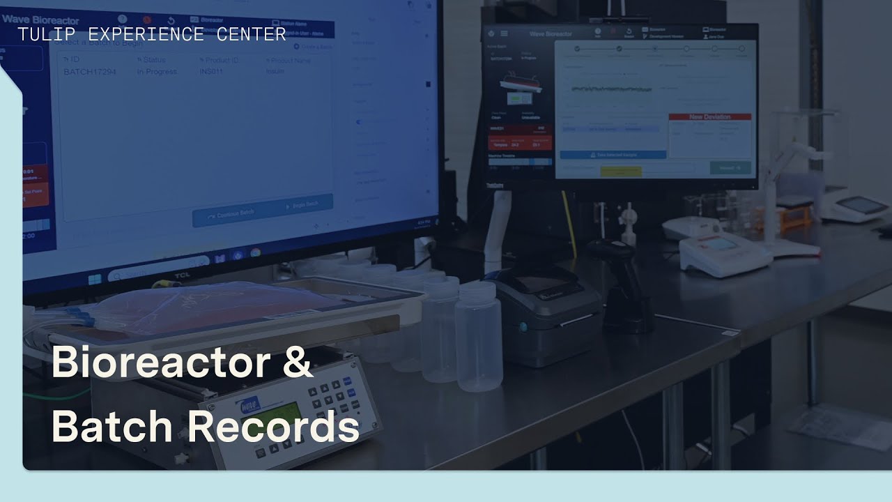 Streamline Bioreactor Operations with Tulip
