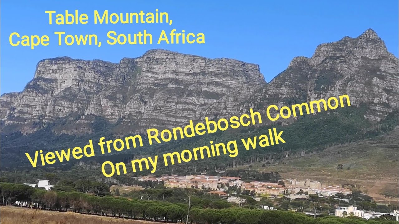 Rondebosch, Cape Town, South Africa on my Sunday morning walk.