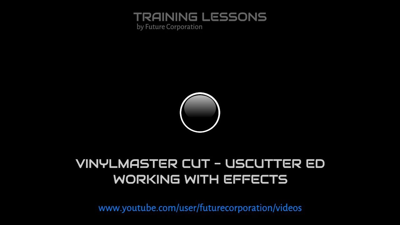 VinylMaster Cut — USCutter Ed, работающий с эффектами