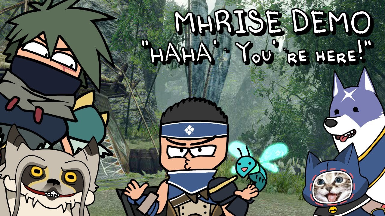 MHRise Shots: HAHA! you're here! (💥MHRise Demo tutorial in a nutshell💥)