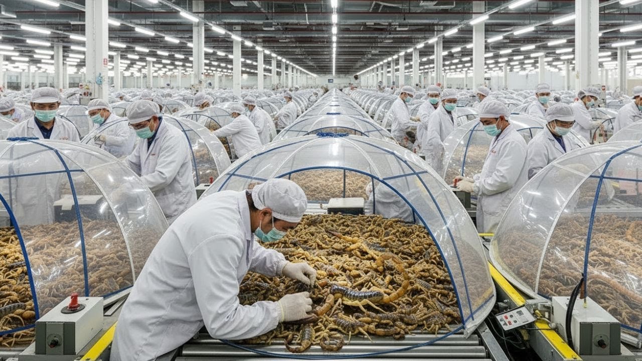 Inside China’s Scorpion Farms: How Venomous Scorpions Are Raised for Their Valuable Venom