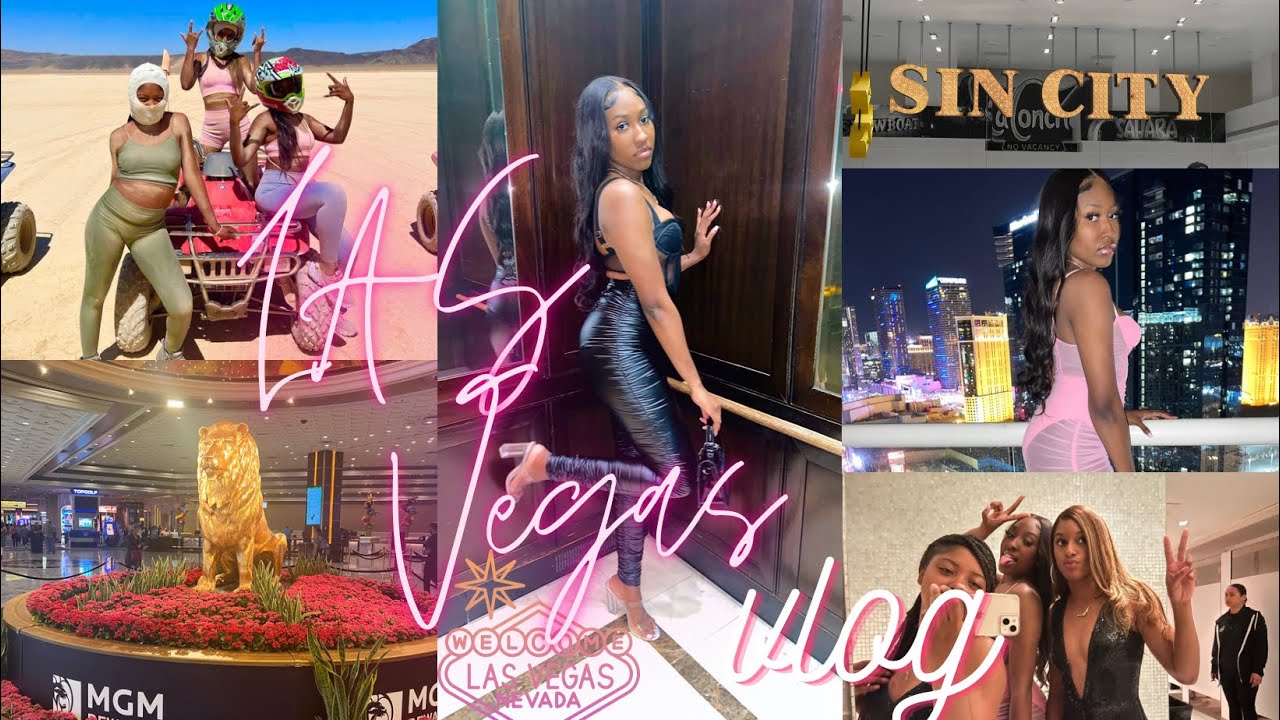 LAS VEGAS GIRLS TRIP VLOG🎰🥂| zip lining|big Sean concert| ATV Riding & more!!!|Whitney Aliyah’💕