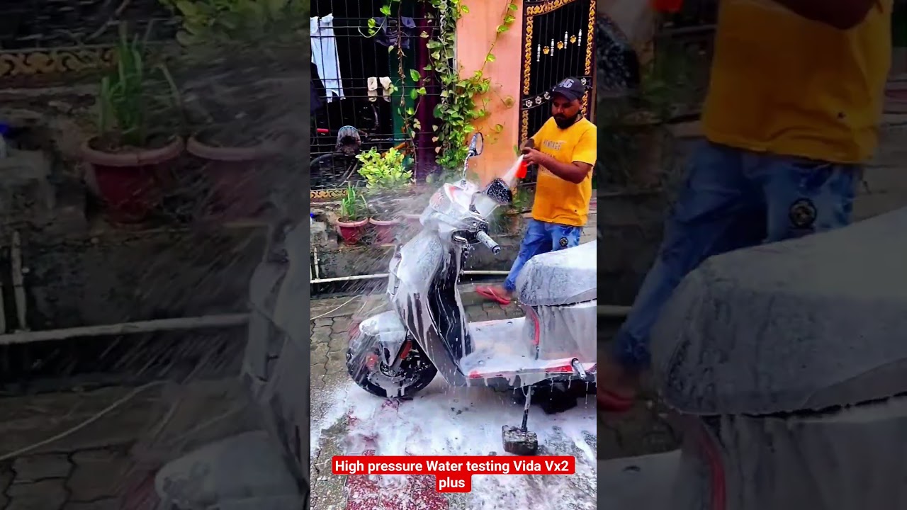 Hero Vida Vx2 plus water testing High pressure washing😱😱😱😱😱