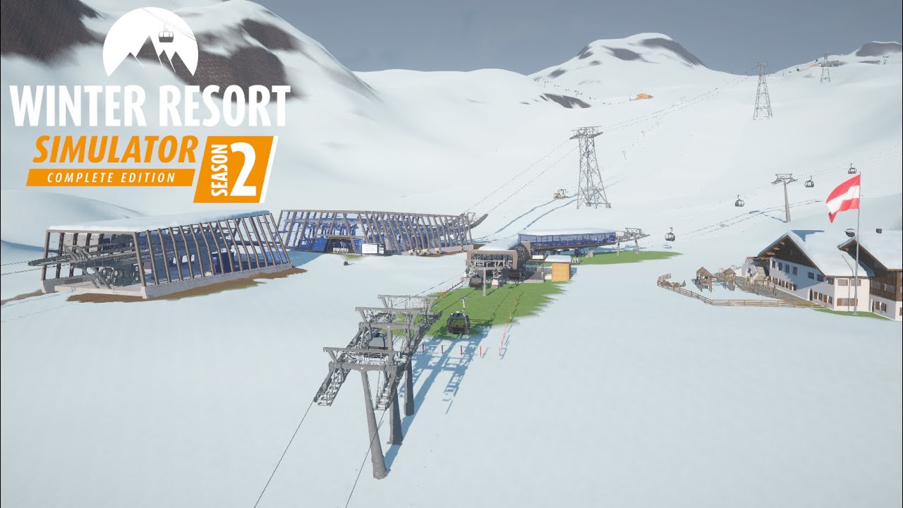 Die realistischste Map im Winter Resort Simulator Season 2! Stubaier Gletscher V1 #8 Map Review