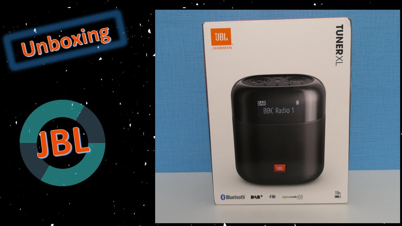 JBL Tuner XL | Bluetooth, DAB+, digitalradio | Unboxing
