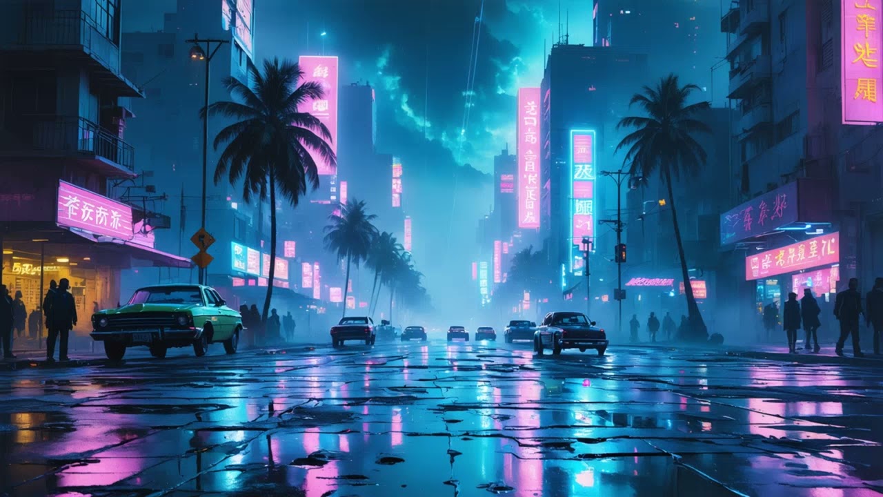 Midnight Drive 🌌 | 1 Hour of Chill 80s Synthwave Music