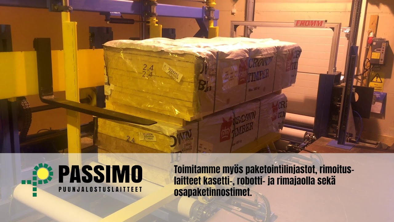Passimo puunjalostuslaitteet on tehty tuloksen tekoon