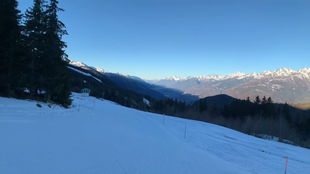 Live from Valscesa slope in Aprica