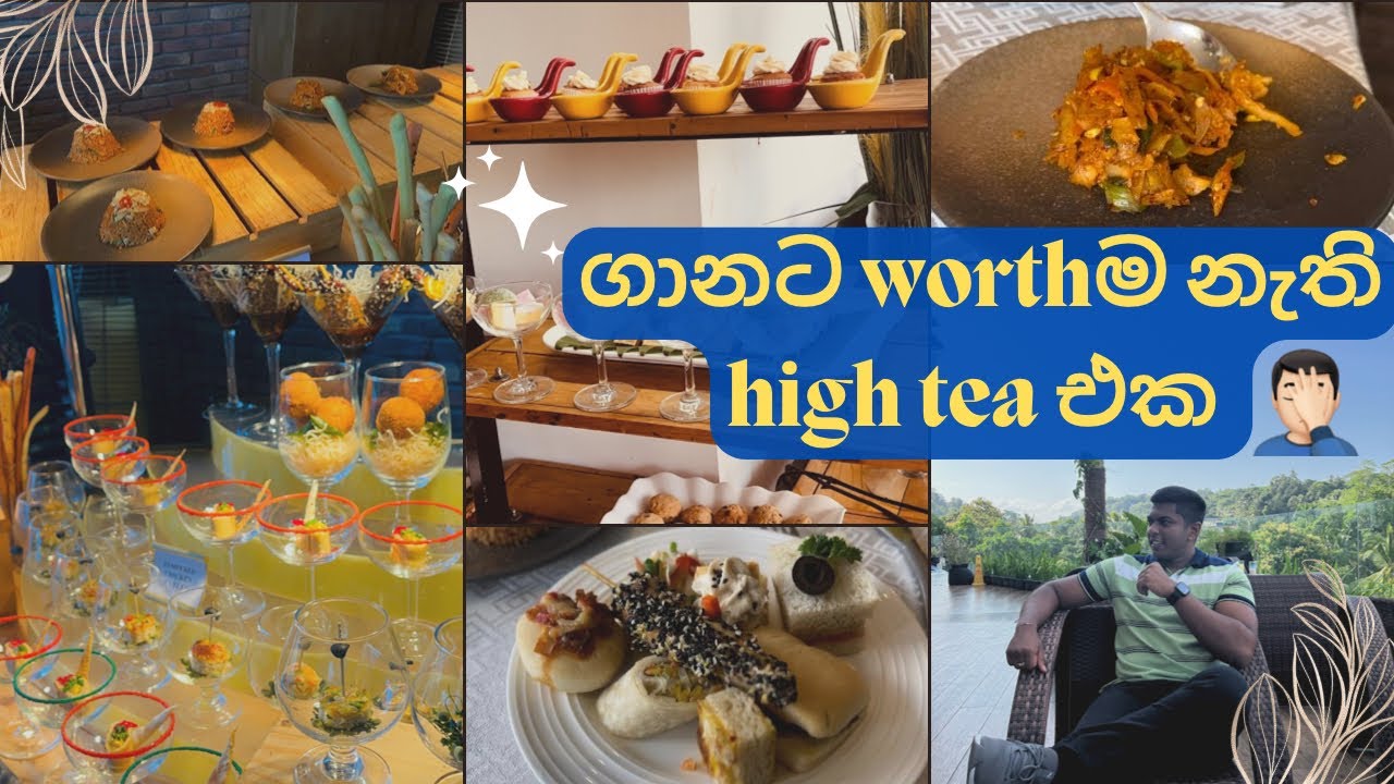 Five Star Unlimited High Tea Buffet🍔🍕| Golden Crown Hotel Kandy🍖🍰