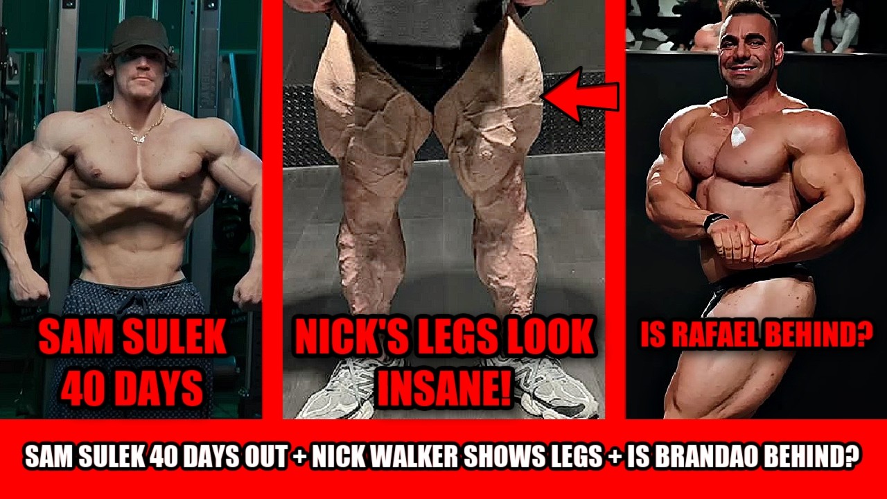Sam Sulek 40 Days Out + Is Rafael Brandao In Shape? + Nick Walker's Legs Look INSANE!