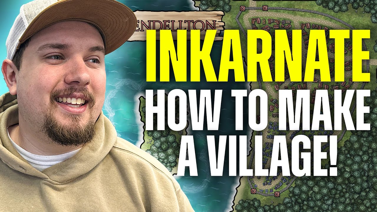Time-lapse and Tips Making a Village in Inkarnate - DND