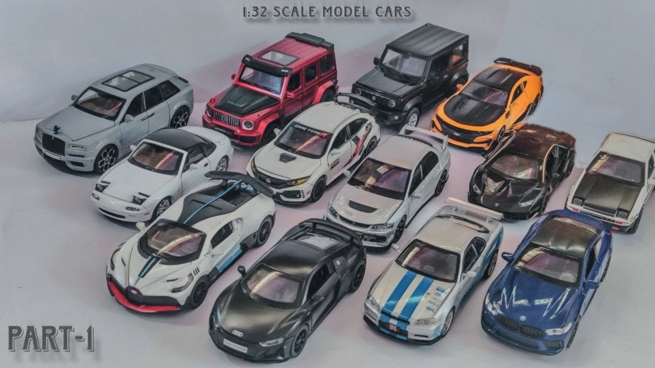 My Diecast Cars Collections Part 1 | 1:32 Scale Model Cars | Toy Car Collections | ASMR | Miniature