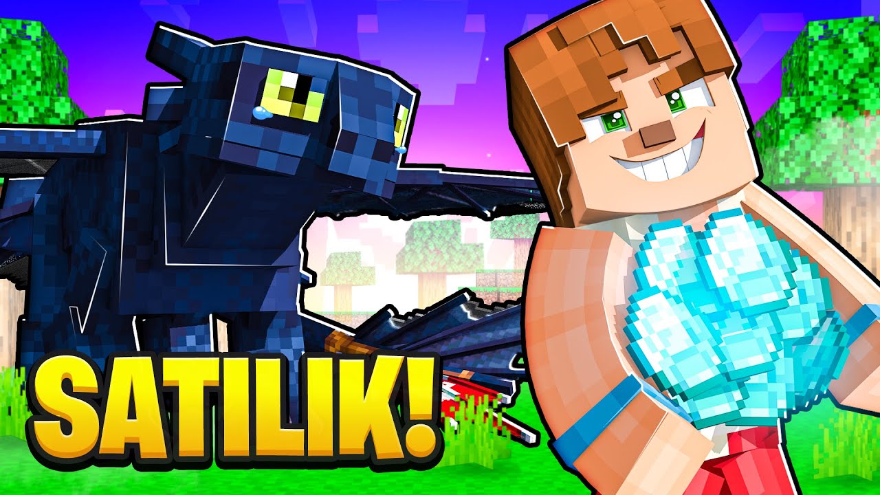 GECENİN ÖFKESİNİ SATTIM  - EJDERHA SMP - Minecraft