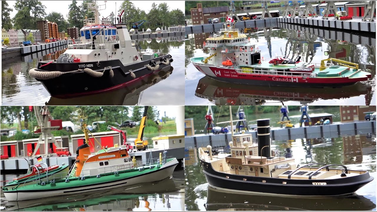Mega RC Schiffe & RC Boote mit Hafen | MSK St Peter Badweiher Hock | Teil 1