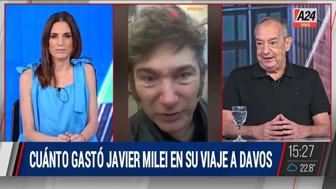 🛩 Javier Milei viajó a Davos en un avión comercial: ¿Cuánto gastó en su viaje?