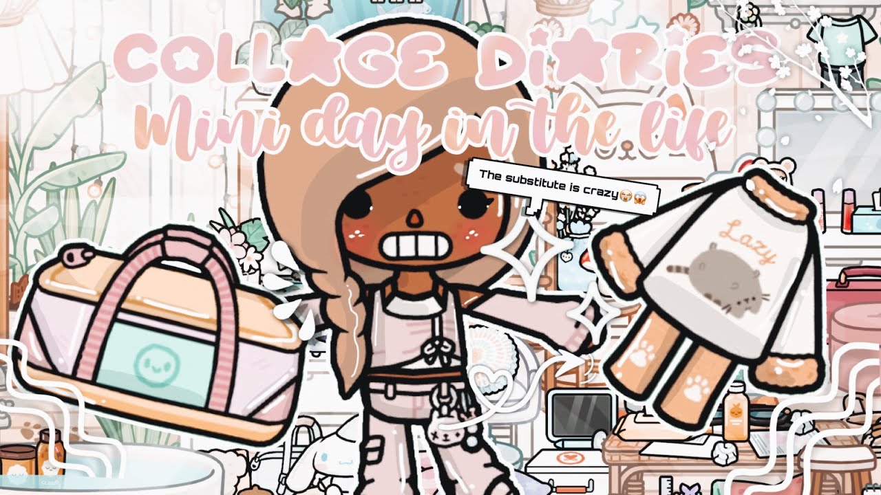 🤍COLLAGE DIARIES✨: DAY IN THE LIFE [VOICE]💫✨[NEW SUBSTITUTE🙄🙄]💫
