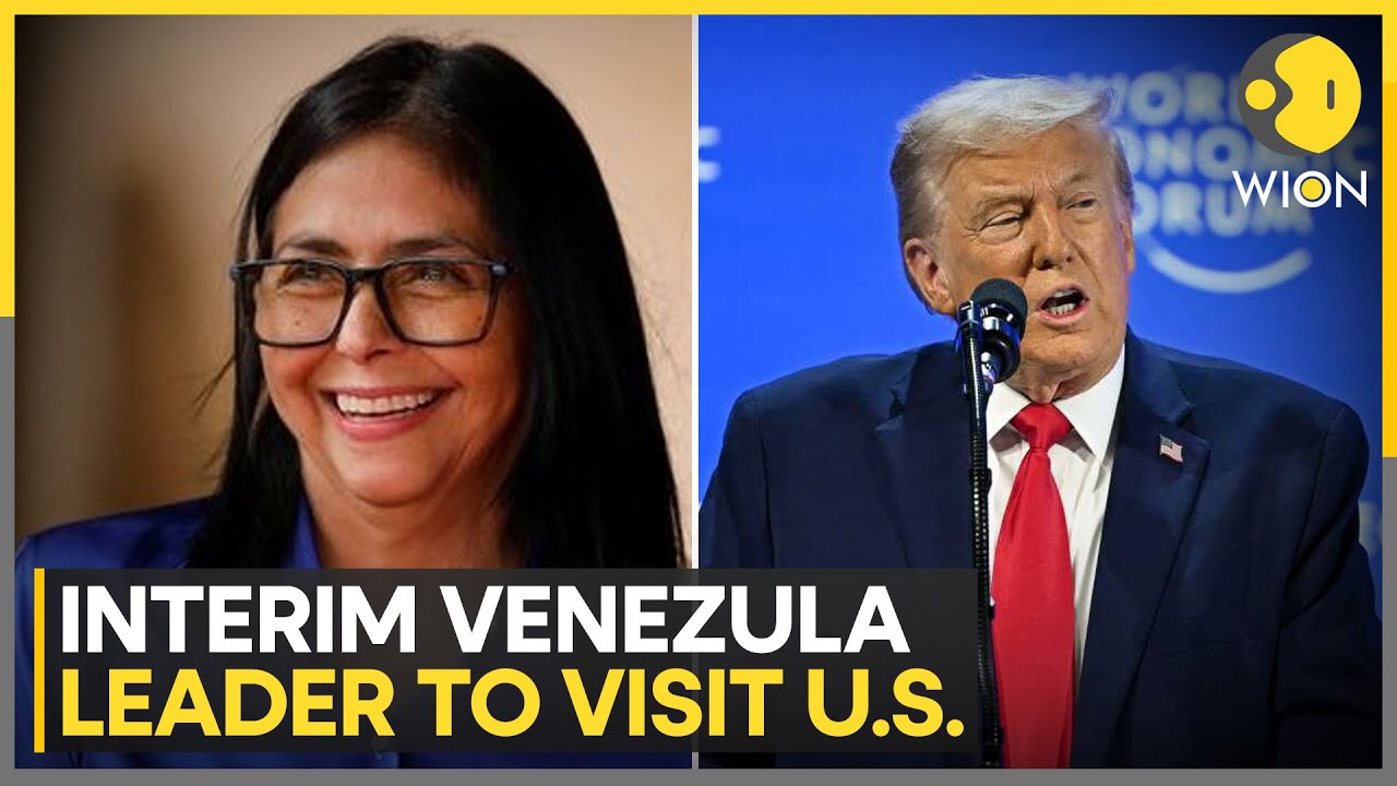 Venezuela's Delcy Rodriguez Set to Visit US Marking First Venezuelan Leader Trip | WION