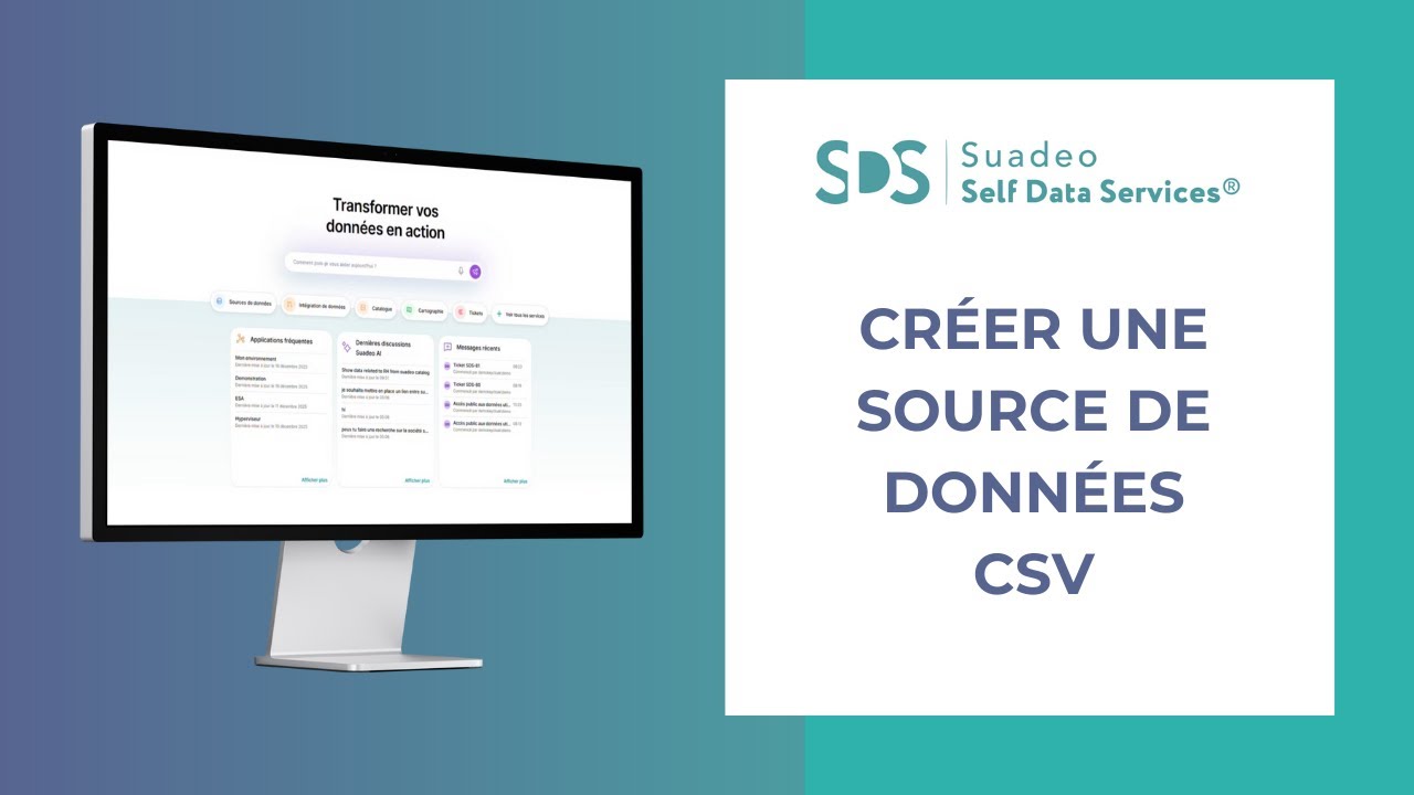 Créer une source de données CSV