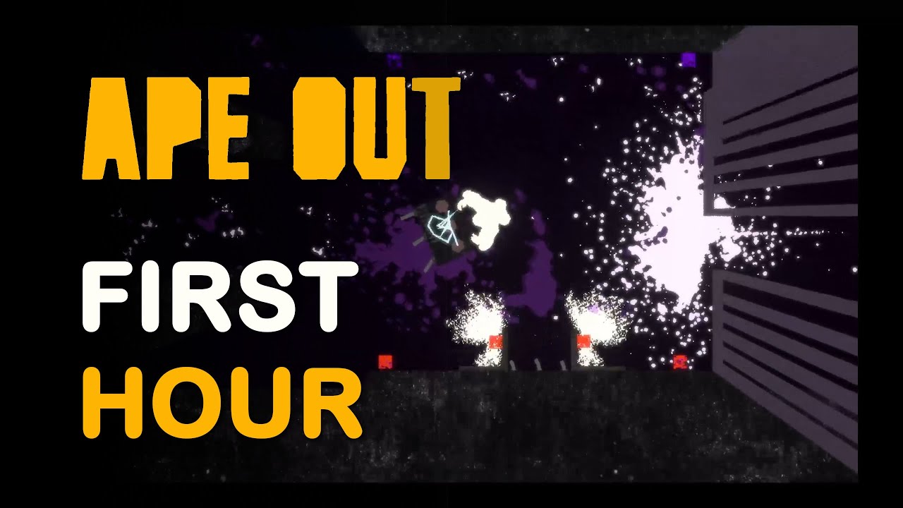 Ape Out [PC] [FIRST HOUR] [NO COMMENTARY]