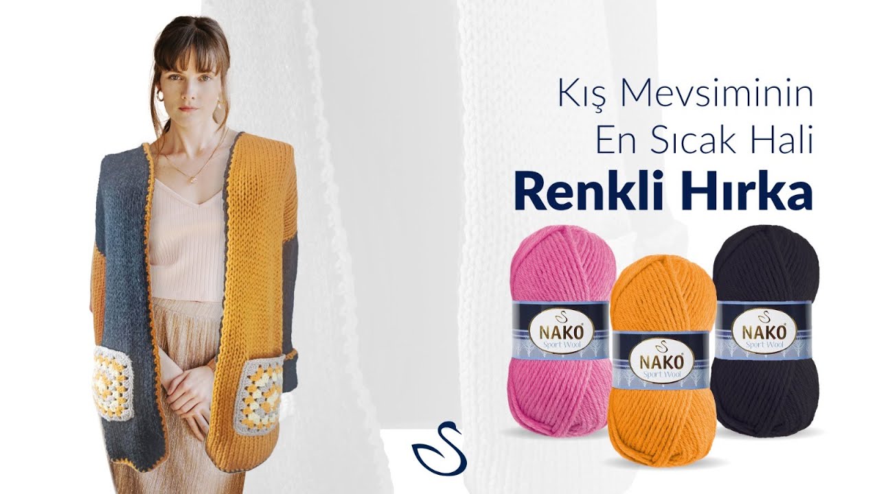 Sıcacık Bir Kış İçin Ördüğümüz Çift Renkli Hırka