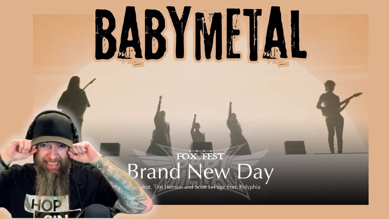 BABYMETAL - Brand New Day feat. Tim Henson and Scott LePage from ‪Polyphia‬ MUSIC VIDEO REACTION!