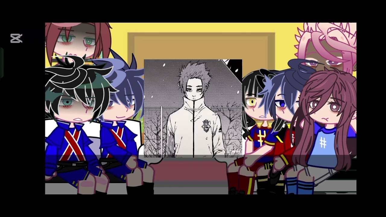 Blue lock(+sae) react to Rin Itoshi|Slight rinsagi|Dead Rin au|no canon reaction?Rusty reaction?Idc?