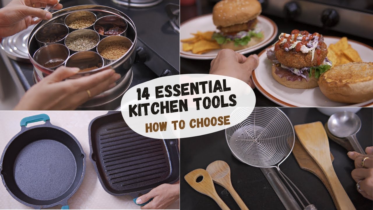 14 Everyday kitchen tools that make my cooking easier | How to select kitchen tools | Making Burger